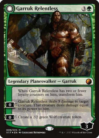 Garruk Relentless (From the Vault: Transform)